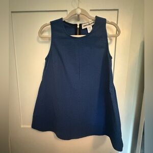 Caron Callahan striped cotton sleeveless top